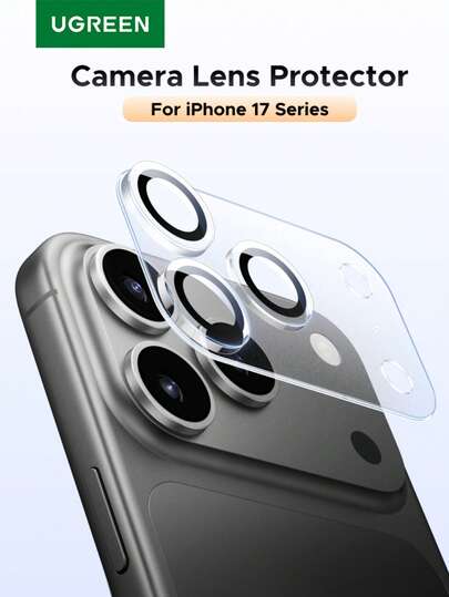  UGREEN Camera Lens Protector Tempered Glass Metal Cover Compatible With IPhone 17 Air Pro Max