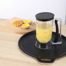 1pcs Cupcake Batter Separator And Dispenser - Handheld Funnel Measuring Cup Tool For Mess-Free Baking - Black - View 2