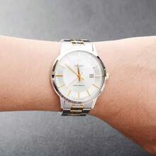 Orient Orient Ladies' Quartz Watch, FUNG8002W0, White Dial, Stainless Steel Material, Business Elegance, Suitable For Daily Wear