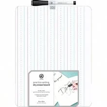 Dry Erase Lap Board, Double Sided, 9x 12 Inches, Dry Erase Marker Included, Small White Board, 1 Count