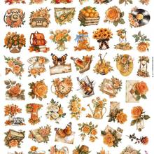 25 Pcs Per Pack No Repeat Thanksgiving Stickers Fall Stickers For Holiday Decoration,DIY Crafts,Art Journal, Laptop, Gift Decoration