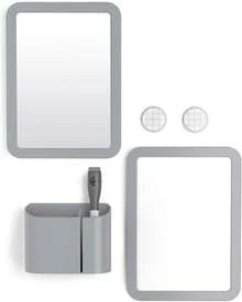 U Brands - Kit de accesorios para casillero, esencial para la vuelta a la escuela, gris, 6 piezas, incluye pizarrón blanca, espejo y suministros de organización - Rosa (rubor) - Ver 3