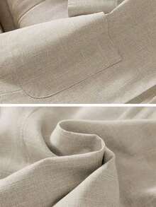 Lightweight Casual Blazer For Petite Women, Elegant Style - Khaki - View 4