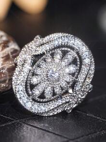 1 Chiếc nhẫn Cubic Zirconia sang trọng dành cho nữ làm quà tặng ngày lễ tình nhân - 1 # - Xem 5