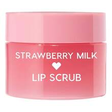 ColourPop Fresh Kiss Exfoliating Lip Scrub - Nourishing Lip Exfoliator To Gently Buff & Soften Skin - Enriched With Cocoa & Shea Butter To Lock In Moisture - Strawberry Milk (0.37 Oz) - Strawberry Milk - 查看 1