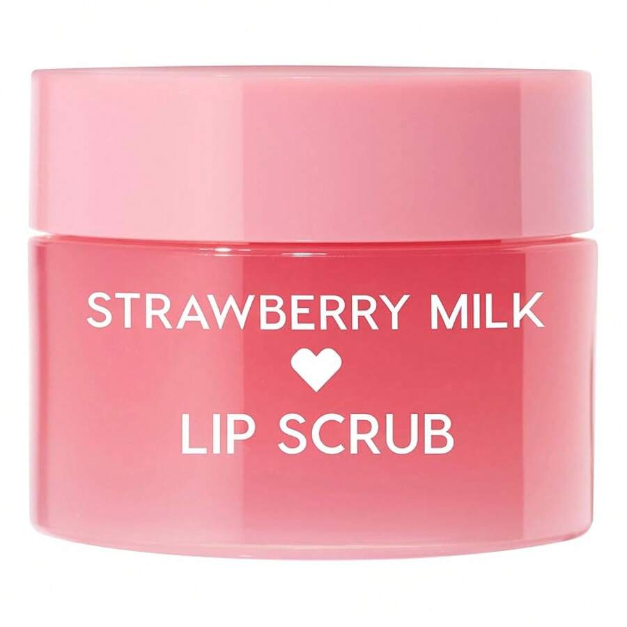 ColourPop Fresh Kiss Exfoliating Lip Scrub - Nourishing Lip Exfoliator To Gently Buff & Soften Skin - Enriched With Cocoa & Shea Butter To Lock In Moisture - Strawberry Milk (0.37 Oz) - Strawberry Milk - 查看 1
