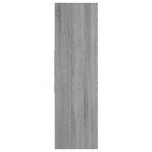 Libreria Larryhot Sonoma Grey 97,5x29,5x100 cm Legno ingegnerizzato, resistente e durevole, facile da montare, stile decorativo, adattA, Per riporre soprammobili, statuette, libri, piccoli oggetti, ecc. - Grigio - Visualizzare 5