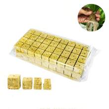 1 Set de macetas sin tierra - Fieltro transpirable y estera de lana de roca, adecuado para jardinería interior, hidroponía, aeroponía, sin necesidad de fertilizante - Regalo de Navidad