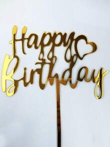 10 pièces Décorations de gâteau Toppers de gâteau d'anniversaire Grands cupcakes Décoration de gâteau de mariage Insertion de gâteau Décoration de fête