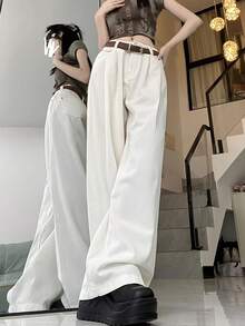 Women Pants - White - View 4