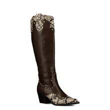 WEIDE Women Knee-High Boots - Brown - View 4