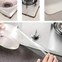 1 Piece Of Transparent Waterproof And Moisture-Proof Kitchen And Bathroom Grout Tape - Flexible Sealing Strip For Stoves, Bathtubs, And Corners