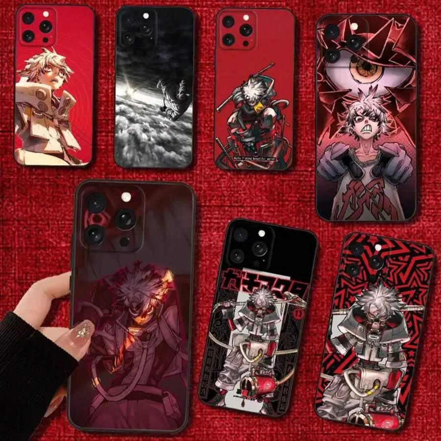 Funda de teléfono Anime G-Gachiakuta para iPhone 16e, 16, 15, 14, 13, 12, 11, Pro, X, XS, Max, XR, Plus, Mini, de color negro suave - Z5 - Ver 1