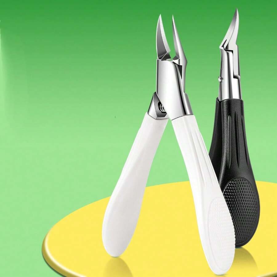 1pc Thick Ingrown Toenail Clipper, Wide Opening Design, Non-Slip Long Handle, Toenail Cutter/Trimmer, Nail Clippers For Kitchen And Home, Foot Nail Clippers, Nail Scissors, Eagle Beak Nail Clipper, Pedicure Nipper