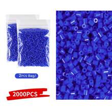 2000 piezas/Paquete Cuentas de fusión mini de 2.6mm Pixel Puzzle Cuentas de hierro para niños Cuentas de fusión DIY Regalo de alta calidad hecho a mano Juguetes educativos