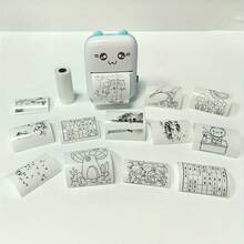 2/4 卷透明自粘热敏纸，适用于迷你便携式打印机光面热敏打印纸，57 毫米 X 2.5 米，热敏标签，适合大多数袖珍打印机 - 均碼 - 查看 8