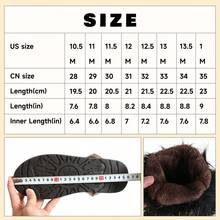 Botas de nieve de lujo para mujer - Gruesas y cálidas con forro de piel sintética en estilo de media pantorrilla