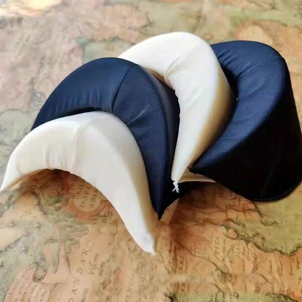 1Pair Thicken Big 35mm Sponge Shoulder Sewing Black White Nude Shoulder Pad Sew DIY Jacket Wedding T-Shirt Fashion Garment