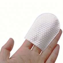120pcs U-Shaped Cleaning Pads For Face Makeup Removal - Soft Makeup Cleaning Pads Suitable For Face And Nails Perfect For Removing Makeup-Makeup Remover Cleaning Pads