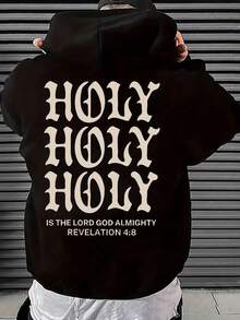 Bluzy z kapturem męskie - Czarne - Zobacz 12