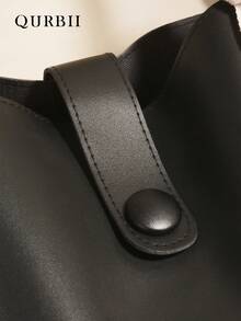 New Large Capacity Minimalist Commuter Tote Bag, Soft Leather Versatile Casual Shoulder Bag For Women, Suitable For Work, Commute, Date, Shopping, Leisure, Vacation, Beach, Music Festival, Party, Wedding, School, Thanksgiving, Halloween Gift