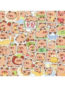 Capybara Cartoon Stickers For Laptop Refrigerator Suitcase Car Skateboard Album Motorcycle Water Bottle Scrapbook DIY Boxes Packing Label Party Box Stickers,Bottle Stickers,Capybara Sticker,Stickers,Capybara,Boba Stickers,Cartoon,Freezer Labels,Cute Stickers,Sticker,Sticker Book,Stickers,Sticker Book,Sticker,Stickers,Capybara,Capybara Stickers