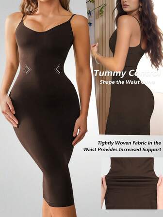 Women's Bodycon High Waist Compression Slimming Dress