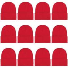 Women Beanie Hat - Red - View 12