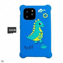 Kids Learning Phone Toy, Dinosaur Toy Mobile Phone For Children, 2.8 Inch IPS Touch Screen Toy Phone With Dual Camera Game Music Player, Christmas Halloween Birthday Gift For 3-10 Year Old Boys & Girls, Portable Travel Photography Kids Phone, Includes 32GB Card (Blue) - Multicolor - View 14