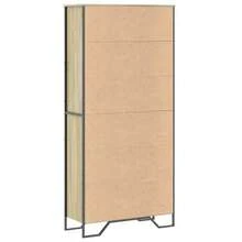 Libreria Larryhot Sonoma Oak 80x31x169 cm Legno ingegnerizzato, resistente e durevole, facile da montare, stile decorativo, adattA, Per riporre soprammobili, statuette, libri, piccoli oggetti, ecc. - Castano - Visualizzare 6