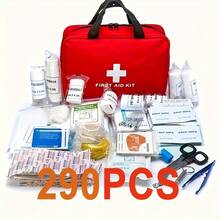 Compact First Aid Kit, Lightweight And Portable First Aid Bag, Suitable For Home, Office, Car, Outdoor, Boat, Camping And Hiking