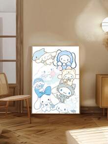 SANRIO 1张无框复古肉桂狗海报，可作房间、酒吧、咖啡馆、家居装饰、电影海报、墙面装饰、电视装饰或礼品。 - 彩色 - 查看 4