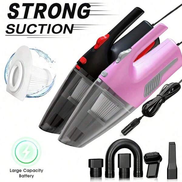 Easypie Selection 1 PC Portable Car Vacuum Cleaner Car Dual-Purpose With Light High Power Handheld Wired Car Vacuum Cleaner Wired Mini Vacuum Cleaner Accessories Cleaning Supplies ,Best Gifts For Friends, Graduation Gifts, Back-To-School Gifts, Christmas Decorations, Valentine's Day Gifts, Gifts For Mom And Dad, Halloween, Thanksgiving, Personalized Gifts, Birthday Gifts, New Year Gifts