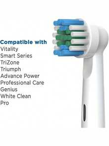 Electric Toothbrush Replacement Brush Heads, Compatible With Oral-B , Classic Precise Clean Replacement Brush Heads, Christmas Gift, Effective Cleaning And Plaque Removal