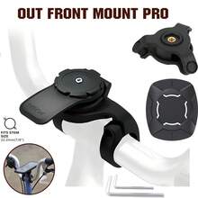 Motorcycle Phone Mount, Anti-Shake Fork Stem Bike Cell Phone Holder With Vibration Dampener, 360° Rotation Bicycle Handlebar Mobile Phone Clamp,Motorcycle Handlebar Mount, Motorcycle Vibration Dampener For Smartphones