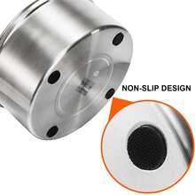 1L/3L 不锈钢狗水碗，带浮动盘，防溢慢饮宠物喂食器，适用于狗和猫，适用于狗和猫