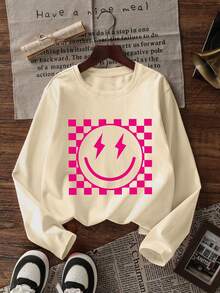 3pcs Tween Girls Printed Long Sleeve T-Shirts, Suitable For Tween Girlsin Autumn/Winter, Young Student Apparel, Suitable For Outerwear And Layering - Multicolor - View 2