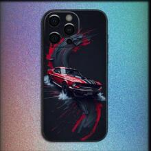 Funda de teléfono compatible con S M-Mustang, compatible con iPhone 16, 15, 14, 13, 12, 11, Pro, X, XS, Max, XR, Plus, Mini, de color negro suave, compatible con el caso del 17 Pro, el caso del 17 Pro Max y el caso del 17 - z7 - Ver 10