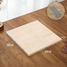 1pc New DIY Handmade Wool Weaving Mat, Bamboo Wool Weaving Board, Square Crochet Shaping Tool, With Striped Wool Weaving Board, Square DIY Crochet Shaping Machine, With Forming Needle, Yarn Hole Crochet Board, Handmade Crochet Shaping Board, Sewing Tools - Multicolor - View 11