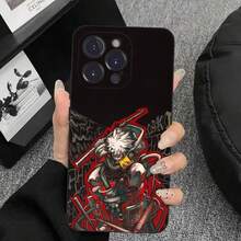 Funda de Teléfono Anime G-Gachiakuta Compatible con  16,15,14,13,12,11 Plus,Pro Max,XS,X,XR,SE,Mini,8,7, Funda Negra de Silicona Suave, Funda Compatible con  17, Funda  17 Pro, Funda  17 Pro Max - z2 - Ver 2