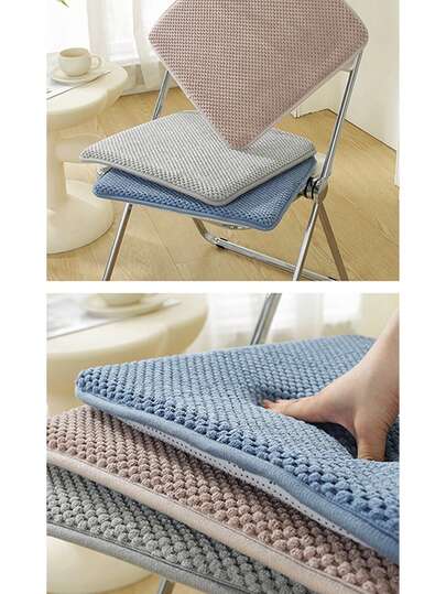 1 X Premium Honeycomb Anti-Slip Seat Cushion Suitable For Home, Office And Outdoor Seating Thin Chair Cushion For Autumn/Winter Use Home Dining Chair Pad Office Cushion For Prolonged Sitting Dual Anti-Slip Design