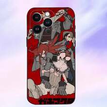 Funda de Teléfono Anime G-Gachiakuta Compatible con  16,15,14,13,12,11 Plus,Pro Max,XS,X,XR,SE,Mini,8,7, Funda Negra de Silicona Suave, Funda Compatible con  17, Funda  17 Pro, Funda  17 Pro Max - z6 - Ver 4