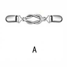 复古风格披肩开衫领夹，女士时尚毛衣衬衫胸针