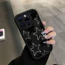 Capinha Capa de Silicone Padrão de estrela Anti queda e Macia para I PHONE XR 11 12 13 14 15 16 PRO MAX 14 15 16 PLUS REDMI A2 A3 8 9A 10C 12 13 14C  11 12 LITE POCO F3 F5 M3 M4 PRO X3 X5 X6 NOTE 8 9 11 12 13 14 PRO Galaxy A03 A04 A05 A10 A11 A12 A13 A14 A15 A20 A23 A32 A34 A35 A50 A51 A52 A54 A55 A71 A72 M34 S20 FE S21 FE S22 ULTRA S23 FE S23 ULTRA S24 ULTRA S24 PLUS MOTO E13 G04 G24 E14 G14 G22 G30 G10 G20 G34 G53 G54 G84 - J1 - Visão 3