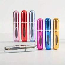 Random Model 1pcs 0.41 Oz Reusable Mini Perfume Spray Bottle, Portable Refillable Cosmetic Travel Dispenser - 隨機顏色1件 - 查看 4