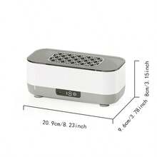 1pc Multi-Function Cleaning Machine, Makeup Brush Cleaner, Glasses Cleaning Box, USB Rechargeable, Small Household Large Capacity Denture & Jewelry Cleaner, Multi-Function Vibrating Cleaning Machine, Battery Capacity: 200mAh