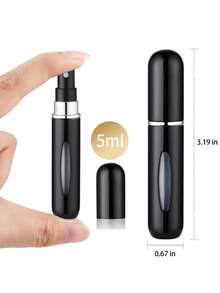 1pc/3pcs/4pcs Travel Perfume Bottle, 5ML Refillable Travel Sprayer, Travel Size Perfume Refill Bottleand Pocket Perfume Dispenser, Travel Bottle And Atomizer Sprayer For Cologne Perfume Holiday Essentials Holiday Travel Essentials Travel Bag Travel Accessories Travel Must Haves Beach Vacation Summer School Accessories Back To School Supplies Stuff