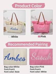 Borsa in tela personalizzata per addio al nubilato - Regalo personalizzato per la sposa e le damigelle - Borsa in tessuto personalizzata per l'addio al nubilato, borsa regalo personalizzata per la sposa, borsa per il festa delle damigelle, borsa per il club delle single e borsa personalizzata per il weekend di matrimonio