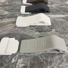 1 tipo de batente de porta arqueado sem furos, feito de material com design de armazenamento, adequado para doméstica e batente de porta infantil anticolisão