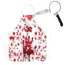 1PC Halloween Headband Costume Accessories Bloody Weapon Plastic Knife Party Decorations Cosplay Props Toys For Men Women Teens